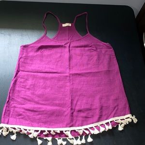 5/$25 Purple Tank Top sz XL